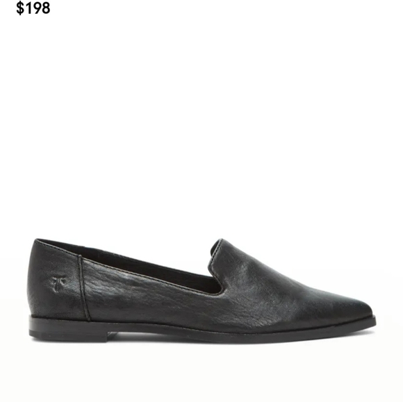 Frye Shoes - Frye Kenzie Venetian Leather Flats Black Casual Comfortable Pointed Toe Slip On